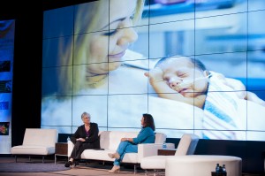 Maria Minon, M. D., CHOC Children 's vice president of medical affairs and chief medical officer left, and Kimberly Cripe, Choc Children' s president and chief executive officer reflect on advances in pediatric medicine over the last 25 years. 